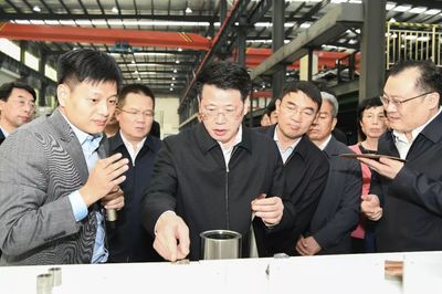 楊光榮、孫正東分別率隊(duì)觀(guān)摩全市產(chǎn)業(yè)發(fā)展項(xiàng)目 瑞琦塑膠展現(xiàn)建設(shè)成果